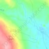 Carte topographique Glad, altitude, relief