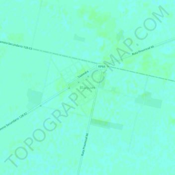 Carte topographique Blaquier, altitude, relief