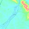 Carte topographique 老粮仓镇, altitude, relief