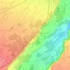Carte topographique San Sebastiano, altitude, relief