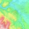Carte topographique Saint-Ignace, altitude, relief
