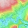 Carte topographique La Gleize, altitude, relief