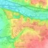 Carte topographique Berg, altitude, relief