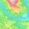 Carte topographique Grésin, altitude, relief