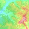 Carte topographique Formigal, altitude, relief