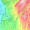 Carte topographique Ecoteaux, altitude, relief