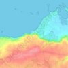 Carte topographique Le Vougot, altitude, relief