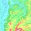 Carte topographique Arrast, altitude, relief