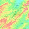 Carte topographique Liping, altitude, relief