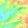 Carte topographique Loubejac, altitude, relief