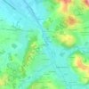 Carte topographique Peyre-Rouge, altitude, relief
