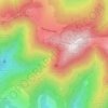 Carte topographique Weisse Rudel, altitude, relief