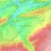 Carte topographique Faulx-Les Tombes, altitude, relief