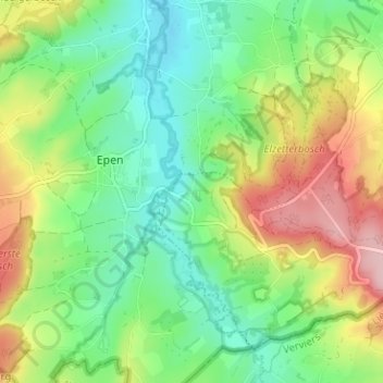 Carte topographique Camerig, altitude, relief