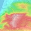 Carte topographique Bandeira, altitude, relief