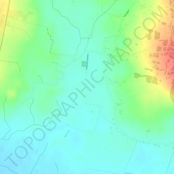 Carte topographique Guajayvi rai, altitude, relief