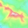 Carte topographique Mosquito Mountain, altitude, relief