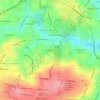 Carte topographique Rockbrook, altitude, relief