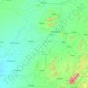 Carte topographique Jālor, altitude, relief