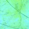 Carte topographique Ligas, altitude, relief