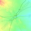 Carte topographique Gadhada, altitude, relief