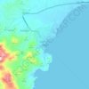 Carte topographique Datça, altitude, relief