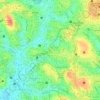 Carte topographique Kuravankonam, altitude, relief