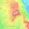 Carte topographique Rivas, altitude, relief