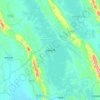 Carte topographique Rangamati, altitude, relief