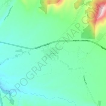 Carte topographique Geyre, altitude, relief