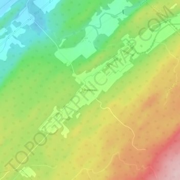 Carte topographique Martineau, altitude, relief