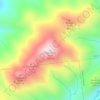 Carte topographique Algonquin Peak, altitude, relief