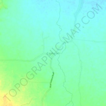 Carte topographique Carilucud, altitude, relief