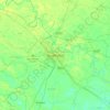 Carte topographique Muzaffarpur, altitude, relief