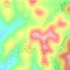 Carte topographique Mist Mountain, altitude, relief
