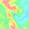Carte topographique Chelgard, altitude, relief
