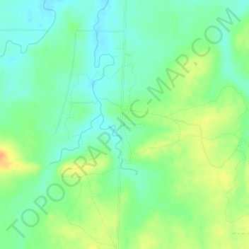 Carte topographique Prairie State Park, altitude, relief