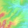 Carte topographique Grand Fond, altitude, relief