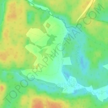 Carte topographique ур. Сорокино, altitude, relief