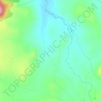 Carte topographique Viñas de Abajo, altitude, relief