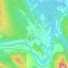 Carte topographique Forse, altitude, relief