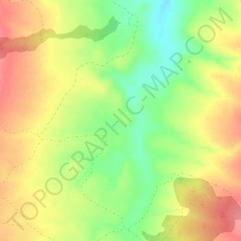 Carte topographique Roch, altitude, relief