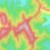 Carte topographique Le Taillefer, altitude, relief