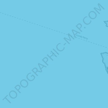 Carte topographique Bideford Bay, altitude, relief