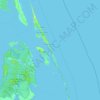 Carte topographique Nags Head Island, altitude, relief