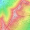 Carte topographique Fellhorn, altitude, relief