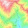 Carte topographique Loacan, altitude, relief