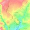 Carte topographique Negroyacu, altitude, relief
