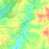 Carte topographique Whispering Pines, altitude, relief