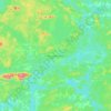 Carte topographique Rouyn-Noranda, altitude, relief